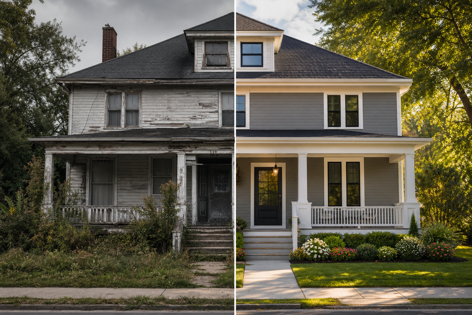 Prestamista Fix And Flip House Contrasts Prestamista Fix And Flip House Contrasts